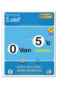 0'dan 5'e Sayısal Konu Anlatımlı Soru Bankası - Tonguç Akademi kitap kapağı