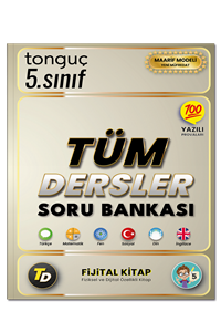 5. Sınıf Tüm Dersler Soru Bankası - Tonguç Akademi kitap kapağı
