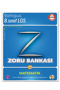 8. Sınıf Matematik Zoru Bankası - Tonguç Akademi kitap kapağı
