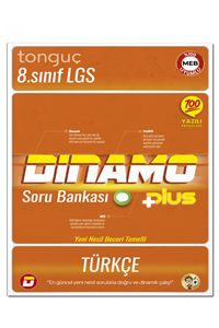 8. Sınıf Türkçe Dinamo Soru Bankası - Tonguç Akademi kitap kapağı