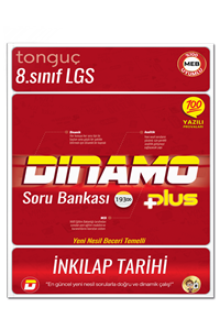 8. Sınıf İnkılap Tarihi Dinamo Soru Bankası - Tonguç Akademi kitap kapağı