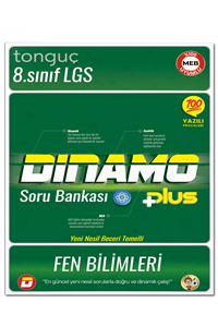 8. Sınıf Dinamo Fen Bilimleri Soru Bankası - Tonguç Akademi kitap kapağı