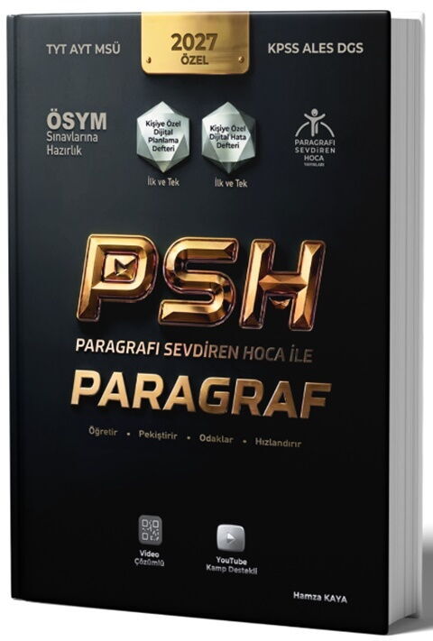Paragrafı Sevdiren Hoca TYT AYT MSÜ KPSS ALES DGS Paragraf Soru Bankası - Paragrafı Sevdiren Hoca Yayınları kitap kapağı