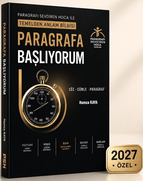 Paragrafı Sevdiren Hoca Paragrafa Başlıyorum Temelden Anlam Bilgisi - Paragrafı Sevdiren Hoca Yayınları kitap kapağı