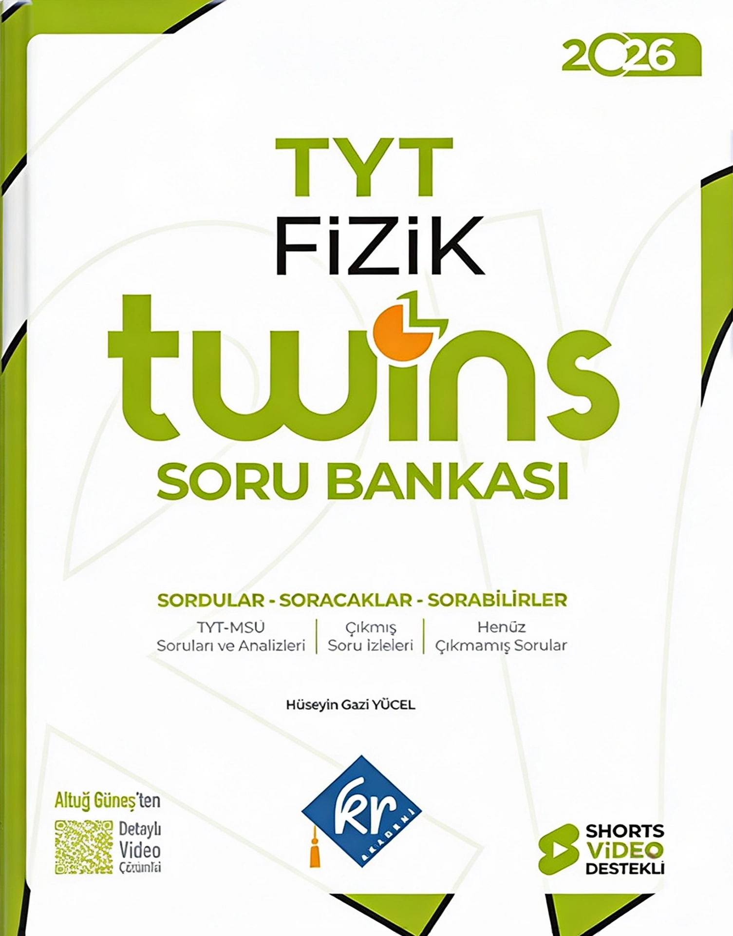 TYT Twins Fizik Soru Bankası - KR Akademi kitap kapağı