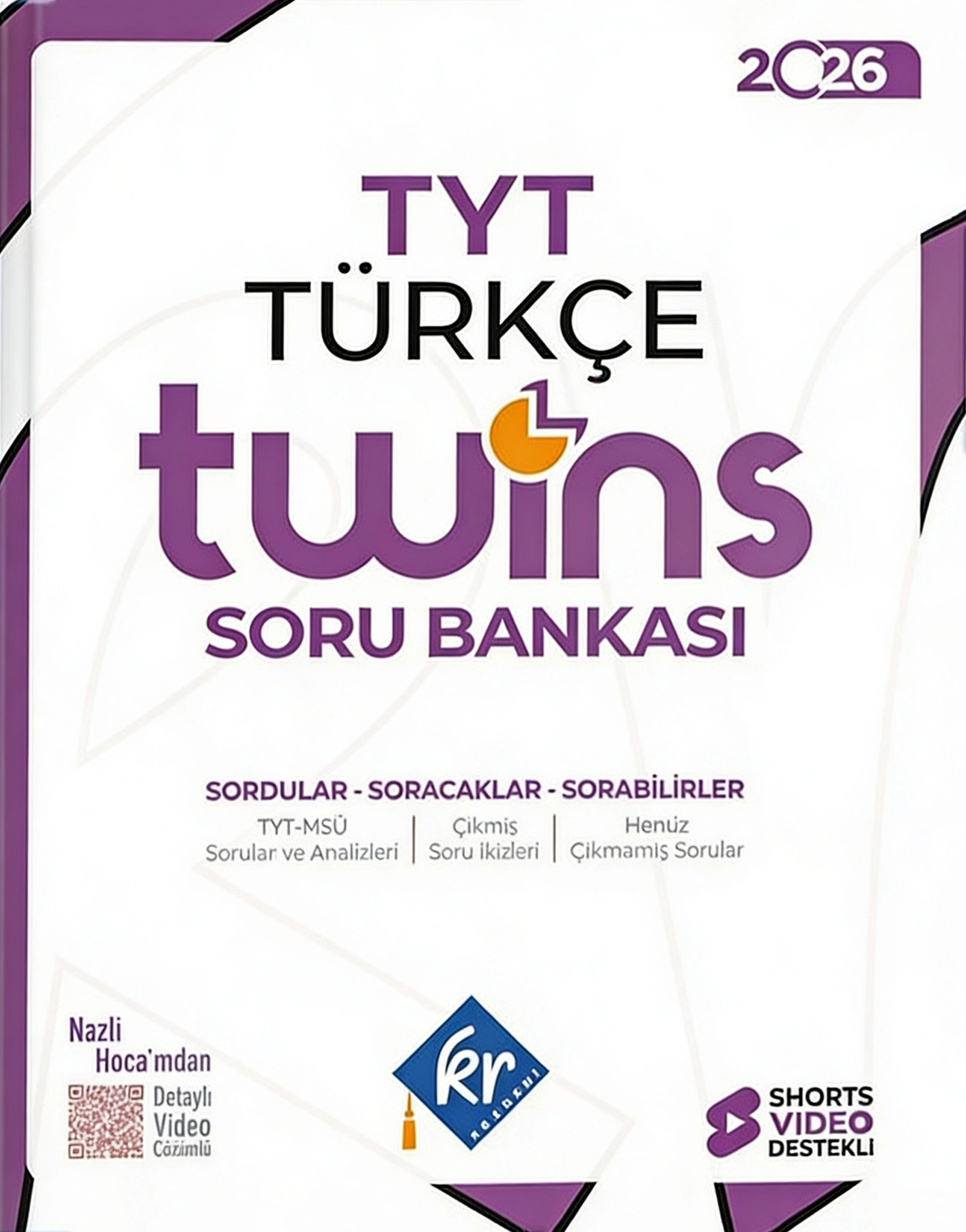 TYT Twins Türkçe Soru Bankası - KR Akademi kitap kapağı