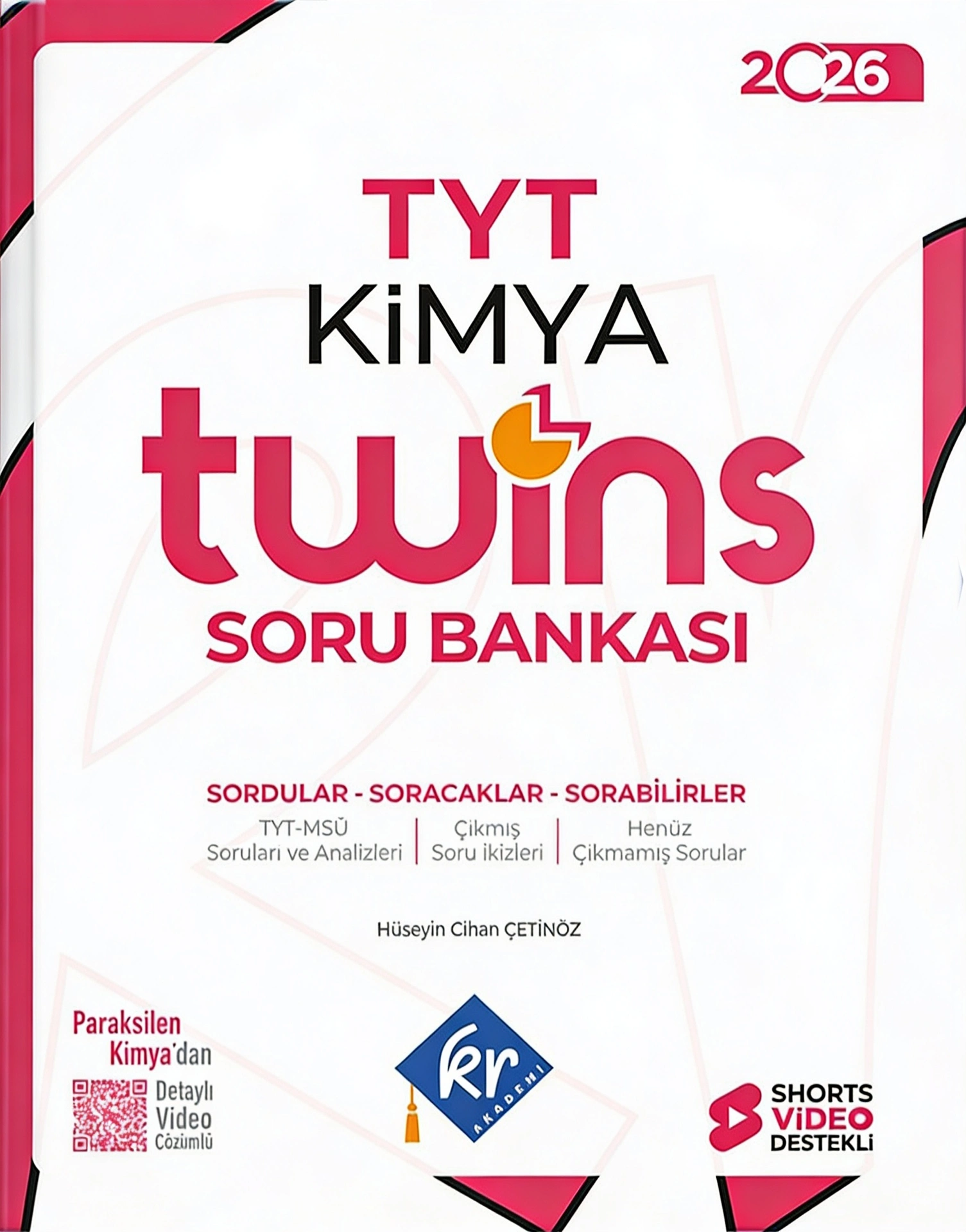 TYT Twins Kimya Soru Bankası - KR Akademi kitap kapağı