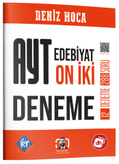 Deniz Hoca YKS AYT Edebiyat 12 Deneme Çözümlü - Deniz Bozkurt Deniz Hoca