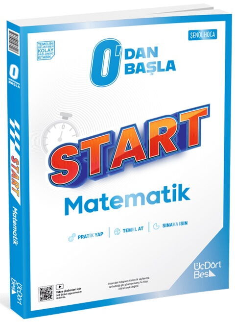 Start Matematik - Güncel Baskı - Üç Dört Beş Yayınları kitap kapağı