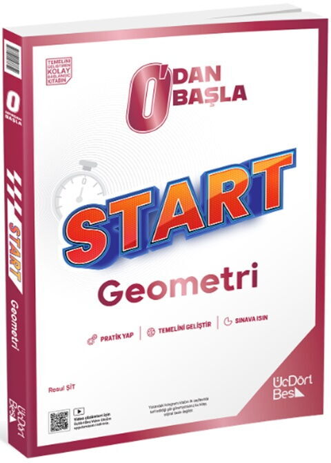 Start Geometri - Güncel Baskı - Üç Dört Beş Yayınları kitap kapağı