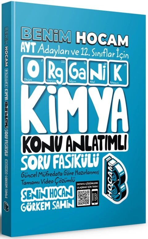 Benim Hocam AYT Organik Kimya - Benim Hocam TYT-AYT kitap kapağı