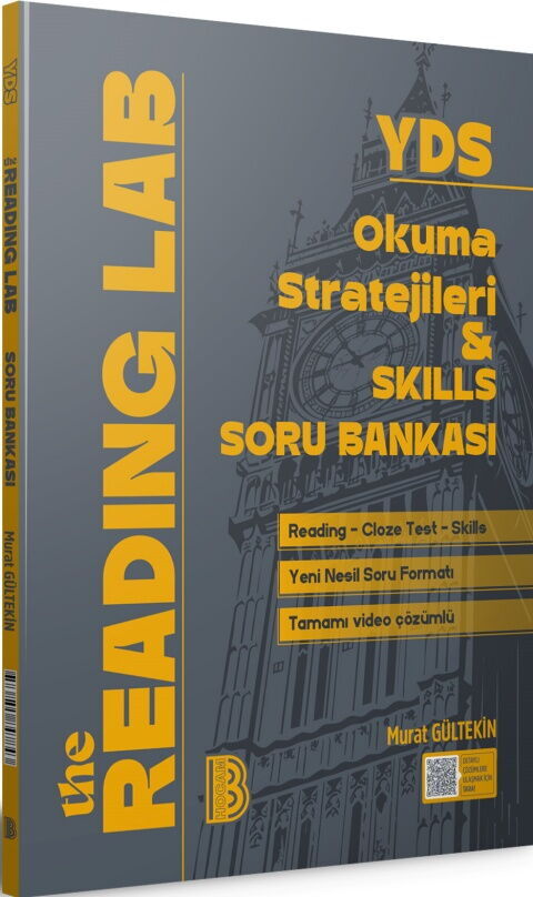 Benim Hocam YDS Reading Lab Skills Soru Bankası - Benim Hocam TYT-AYT kitap kapağı