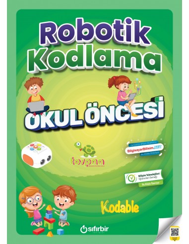 OKUL ÖNCESİ ROBOTİK KODLAMA - Sıfırbir Yayınları kitap kapağı