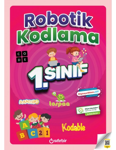 1. SINIF ROBOTİK KODLAMA - Sıfırbir Yayınları kitap kapağı