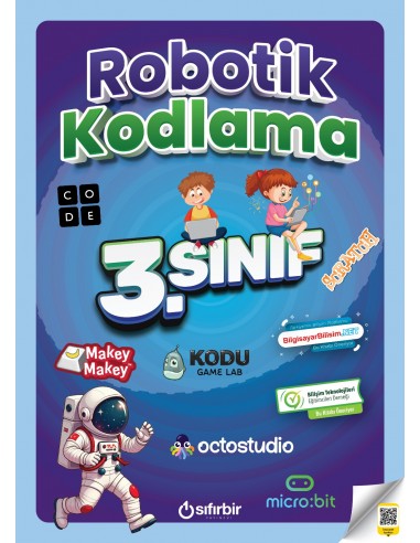 3. SINIF ROBOTİK KODLAMA - Sıfırbir Yayınları kitap kapağı