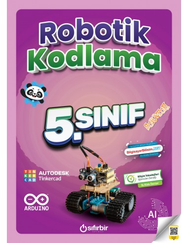 5. SINIF ROBOTİK KODLAMA - Sıfırbir Yayınları kitap kapağı