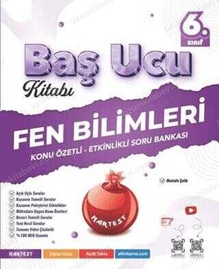 6. SINIF FEN BİLİMLERİ BAŞ UCU KİTABI MAARİF MODELİ - Nartest Yayınevi kitap kapağı