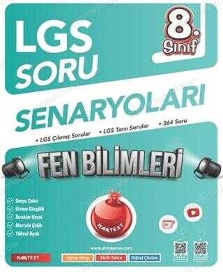 8. SINIF LGS SORU SENARYOLARI FEN BİLİMLERİ - Nartest Yayınevi kitap kapağı