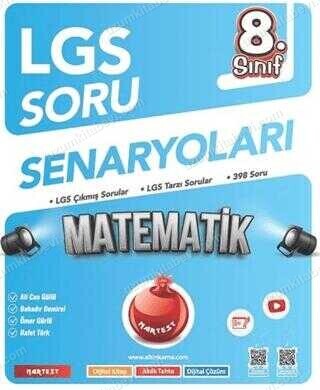 8. SINIF LGS SORU SENARYOLARI MATEMATİK - Nartest Yayınevi kitap kapağı