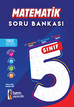 5.SINIF MATEMATİK SORU BANKASI - İsem Yayıncılık kitap kapağı