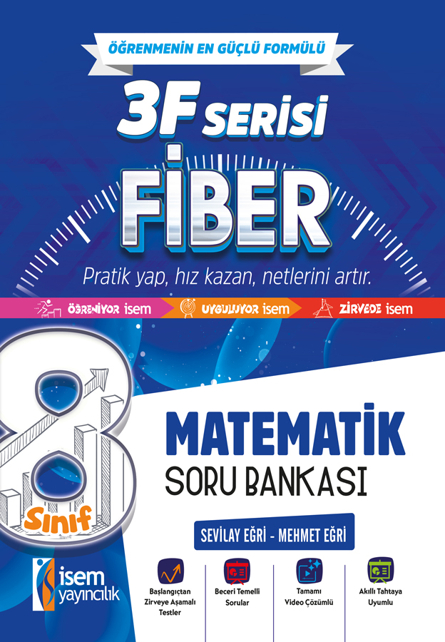8.SINIF MATEMATİK SORU BANKASI - İsem Yayıncılık kitap kapağı