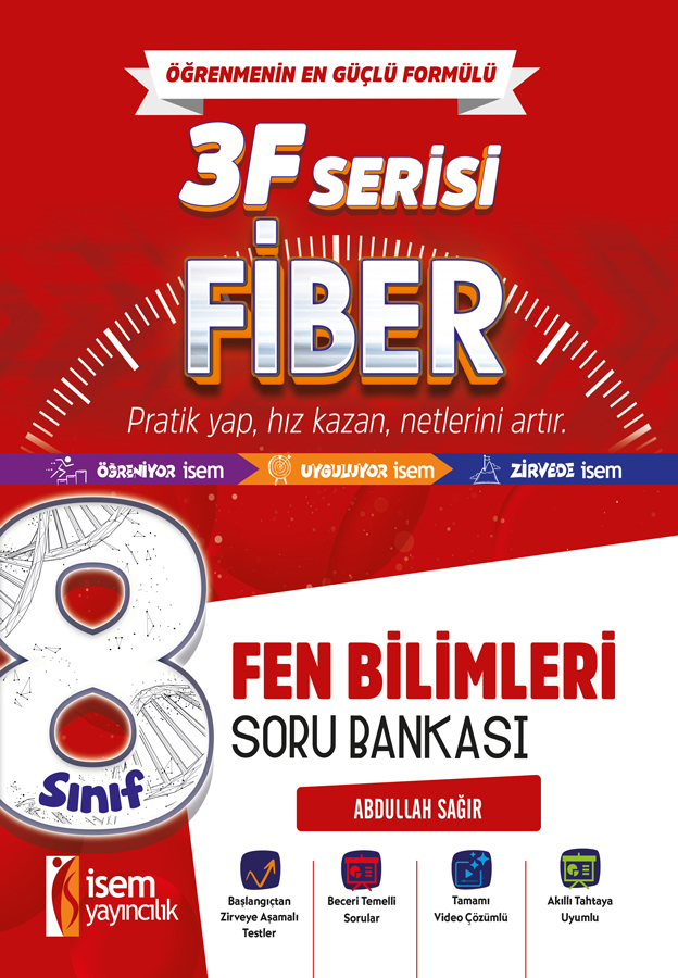 8.SINIF FEN BİLİMLERİ SORU BANKASI - İsem Yayıncılık kitap kapağı