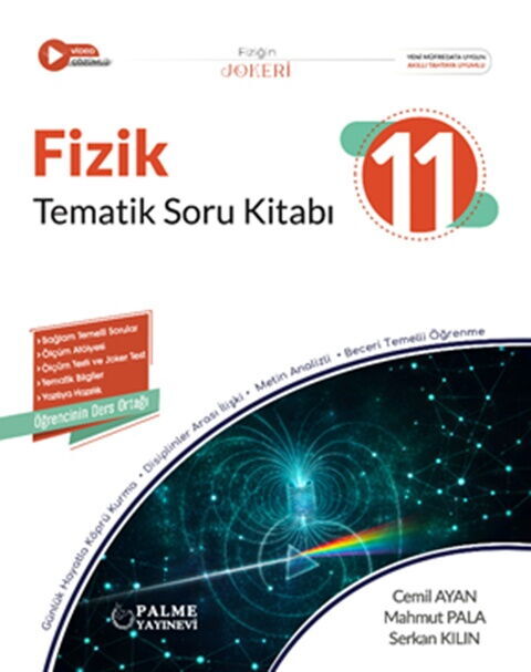 Palme Yayınları 11. Sınıf Fizik Joker Tematik Soru Kitabı - Palme Yayınları kitap kapağı
