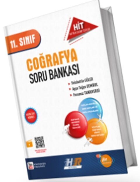 Hız ve Renk 11. Sınıf Coğrafya HİT Soru Bankası - Hız ve Renk Yayınları kitap kapağı