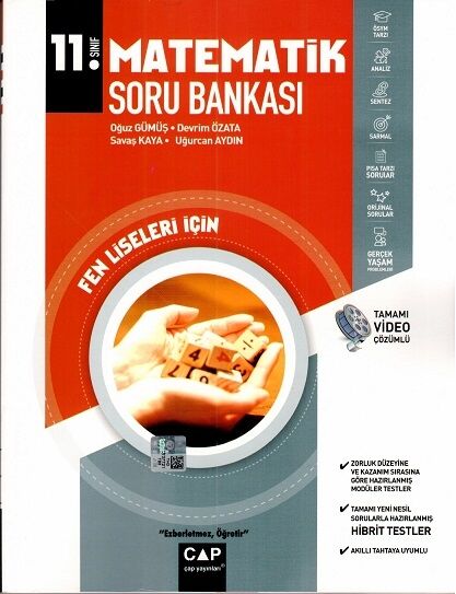 Çap Yayınları 11. Sınıf Matematik Fen Lisesi Soru Bankası - Çap Yayınları kitap kapağı