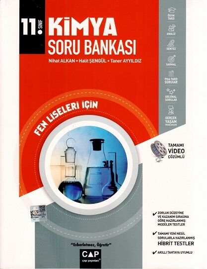 Çap Yayınları 11. Sınıf Fen Lisesi İçin Kimya Soru Bankası - Çap Yayınları kitap kapağı