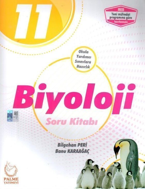 Palme Yayınları 11. Sınıf Biyoloji Soru Bankası - Palme Yayınları kitap kapağı