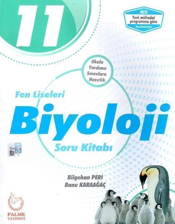 Palme Yayınları 11. Sınıf Fen Liseleri Biyoloji Soru Kitabı - Palme Yayınları kitap kapağı
