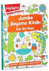 Hidden Pictures - Jumbo Boyama Kitabı Bak, Bul, Boya Dikkat Atölyesi Yayınları