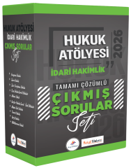 Dizgi Kitap 2026 Hukuk Atölyesi İdari Hakimlik Çıkmış Sorular Seti Çözümlü Dizgi Kitap