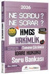 Dizgi Kitap 2026 Hukuk Atölyesi HMGS Hakimlik İdare Hukuku Ne Sordu Ne Sorar Soru Bankası Çözümlü 2. Baskı - İlker Eroğlu Dizgi Kitap