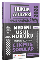 Dizgi Kitap 2026 Hukuk Atölyesi HMGS Hakimlik Medeni Usul Hukuku Çıkmış Sorular Çözümlü 2. Baskı - Mustafa Dinçdemir Dizgi Kitap