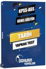 Doktrin KPSS MEB-AGS Tarih Yaprak Test Doktrin Yayınları