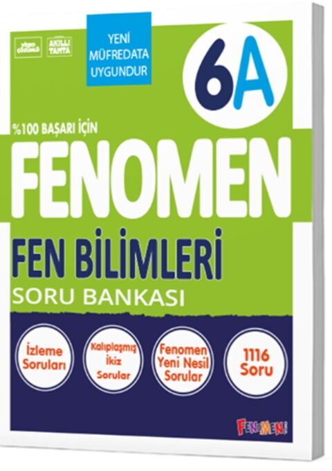 Fenomen Okul Yayınları 6. Sınıf Fen Bilimleri A Fenomen Soru Bankası - FENOMEN OKUL YAYINLARI kitap kapağı