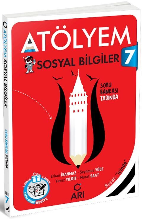 Arı Yayıncılık 7. Sınıf Sosyal Bilgiler Atölyem Sosyalimo - Arı Yayınları kitap kapağı