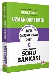 Editör 2023 MEB ÖKBS Uzman Öğretmen Çalışma Kitabı Özeti ve Soru Bankası Çözümlü Editör Yayınları