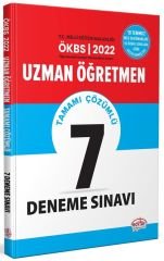 Editör 2022 MEB ÖKBS Uzman Öğretmen 7 Deneme Çözümlü Editör Yayınları