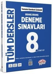Editör 8. Sınıf Tüm Dersler Ünite Ünite Deneme Sınavları Çözümlü Editör Yayınları