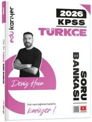EDU Kariyer 2026 KPSS Türkçe Soru Bankası Çözümlü - Deniz Bozkurt - EDU Kariyer kitap kapağı