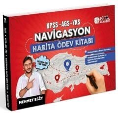 Eğit Akademi 2026 KPSS MEB-AGS TYT AYT Coğrafya NAVİGASYON Harita Ödev Kitabı - Mehmet Eğit Eğit Akademi