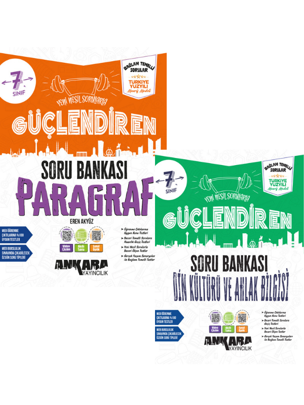 2027 7.Sınıf Güçlendiren Din-Paragraf Bağlam Temelli %100 Yeni Müfredat Soru Bankası Seti - Ankara Yayıncılık kitap kapağı