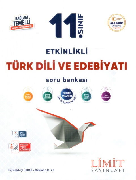 Limit Yayınları 11. Sınıf Türk Dili ve Edebiyatı Etkinlikli Soru Bankası - Limit Yayınları kitap kapağı