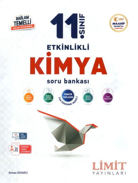 Limit Yayınları 11. Sınıf Kimya Etkinlikli Soru Bankası - Limit Yayınları kitap kapağı