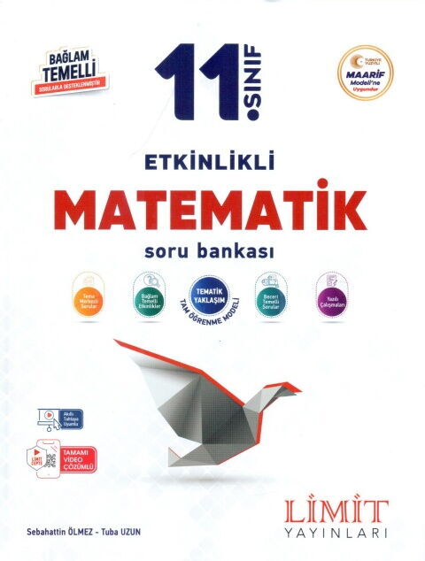 Limit Yayınları 11. Sınıf Matematik Etkinlikli Soru Bankası - Limit Yayınları kitap kapağı