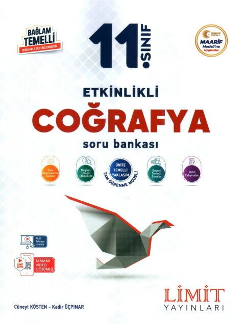 Limit Yayınları 11. Sınıf Coğrafya Etkinlikli Soru Bankası - Limit Yayınları kitap kapağı