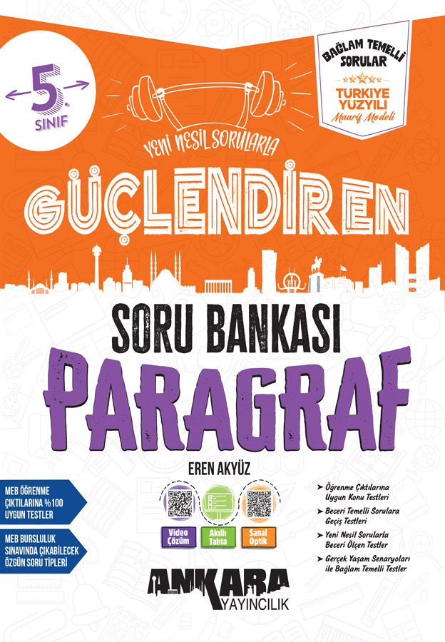 Ankara Yayıncılık 5. Sınıf Güçlendiren Paragraf Soru Bankası - Ankara Yayıncılık kitap kapağı